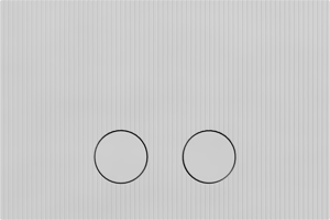 Presa Ribs bedieningsplaat Mat Wit voor UP320 of UP720 inbouwreservoir