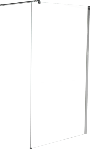 Linie Walk-In douche à l'italienne 120 x 200 cm verre transparent profil chrome brillant