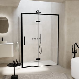 Balmani Senses Design douche en coin avec porte pivotante