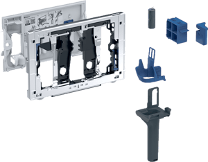 Geberit toiletstickhouder voor Geberit Duofix UP720 inbouwreservoir