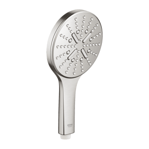 Grohe Rainshower Smartactive 130 pommeau de douche 3 fonction de jet Supersteel