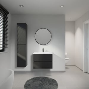 Linie Lado meuble salle de bains avec plan vasque Vano