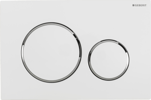 Sigma20 plaque de déclenchement Blanc Brillant pour UP320 ou UP720 bâti-support