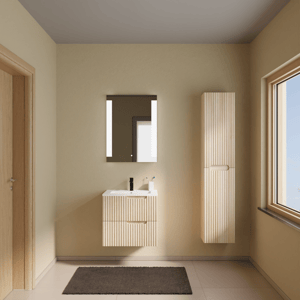 Linie Ribbo meuble salle de bains avec lavabo Vano
