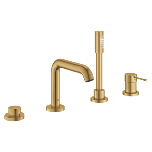 Grohe Essence robinet baignoir sur gorge 4 trous Brushed Cool Sunrise