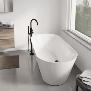 Linie Diversy vrijstaande badkraan, inclusief inbouwelement