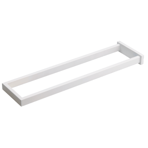 Blaufoss Noma porte-serviette double blanc mat 41 cm