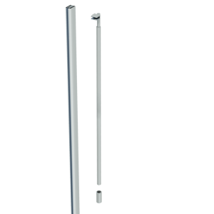 Linie Walk-in II set profielen 8 mm glas chroom