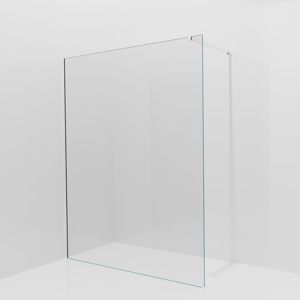 Balmani Modular douche à l'italienne: 160 x 200 cm, Verre transparent, avec coating, Profil Chrome brillant