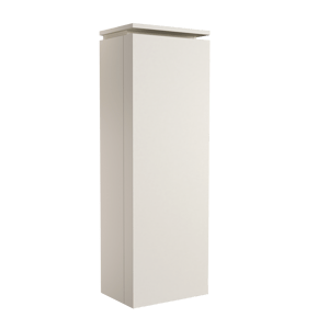 Balmani Eclips zwevende kolomkast links Sandbeige 44 x 32 x 130 cm