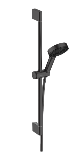 Hansgrohe Pulsify Select S barre de douche avec pommeau de douche 10,5cm 3 fonctions jet noir mat