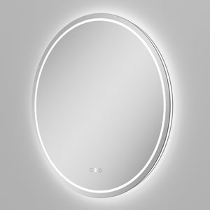 Balmani Ghost Touch miroir rond lumineux et anti-buée Ø 80 cm