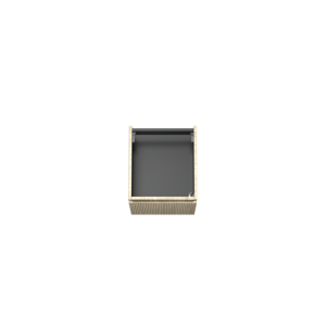 Storke Ribs meuble sous-lavabo suspendu 45 x 52 cm chêne brut
