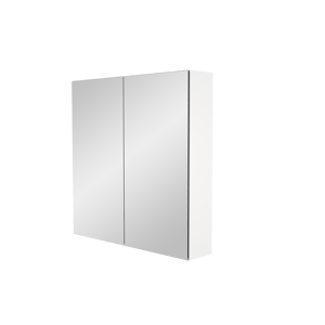 Storke Reflecta Spiegelschrank Bad: 75 x 75 cm, Weiß matt