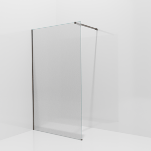 Balmani Modular inloopdouche: 120 x 200 cm, Ribs met coating, Brushed GunMetal profielen