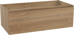 Storke Edge meuble sous-lavabo suspendu 105 x 52 cm chêne brut 1 tiroir