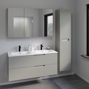 Linie Ribbo meuble salle de bains avec plan vasque Baro