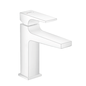 Hansgrohe Metropol 110 verlaagde wastafelkraan mat wit