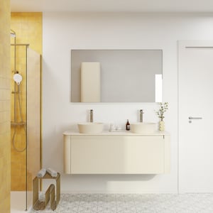 Storke Soft badkamermeubel met Tavola Soft tablet voor waskom(men)