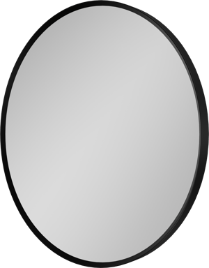 Balmani Auro ronde toiletspiegel zwart Ø 45 cm