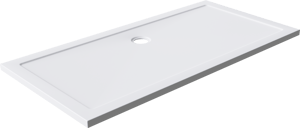 Luca Varess Soft Duschwanne: 160 x 80 cm, Acryl, Weiß matt