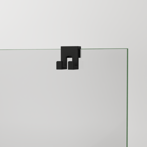 Luca Varess Duschhaken, Schwarz matt