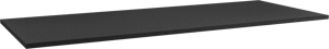 Storke Panton enkel of dubbel wastafelblad mat zwarte gepoedercoate mdf 135 x 52 cm