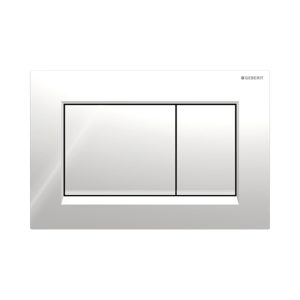 Sigma20 Betätigungsplatte, eckig, chrom glänzend/chrom matt für Sigma UP320 und UP720 Einbauspülkasten