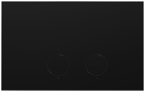 Perola plaque de déclenchement Noir Mat pour UP320 ou UP720 bâti-support