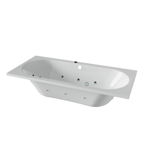 Luca Varess Rosala whirlpool 180 x 80 cm acryl Hoogglans Wit