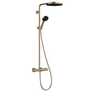 Hansgrohe Pulsify S260 Puro thermostatische kraan regendoucheset brushed bronze