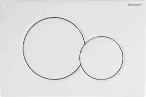 Sigma01 plaque de déclenchement Blanc Brillant pour UP320 ou UP720 bâti-support