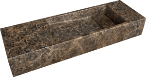 Balmani Mood lave-mains 65 x 20 cm Marbre Dark Emperador