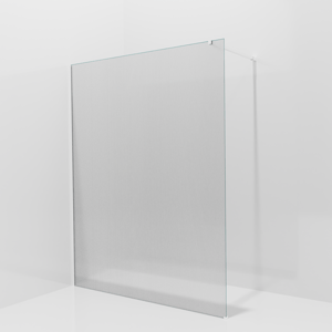 Balmani Modular inloopdouche: 160 x 200 cm, Ribs met coating, Mat witte profielen