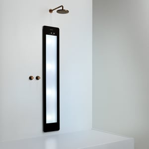 Sunshower Plus L Infrarot und UV Unterputz black