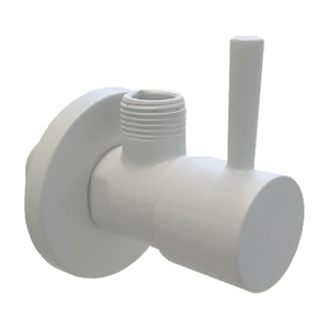 Santeg robinet d'équerre 1/2 - 3/8 blanc