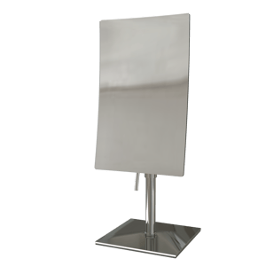 Blaufoss make-upspiegel rechthoekig chroom staand 21x13cm