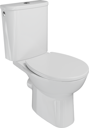 Linie Lina stand-wc Weiß Glänzend spülrandlos