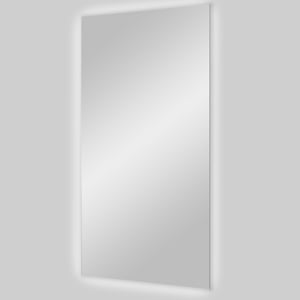 Balmani Giro rechthoekig badkamerspiegel 45 x 120 cm met spiegelverlichting en anti-damp