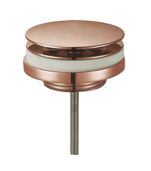 Santeg Unidrainer MX afvoerplug niet afsluitbaar Brushed RoseGold
