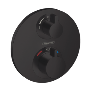 Hansgrohe Ecostat S thermostat de douche encastré noir mat