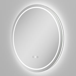 Balmani Ghost Touch rond badkamerspiegel Ø 60 cm met spiegelverlichting en anti-damp