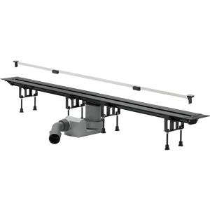 Viega Advantix Vario rigole de douche 30-120 cm inox brossé