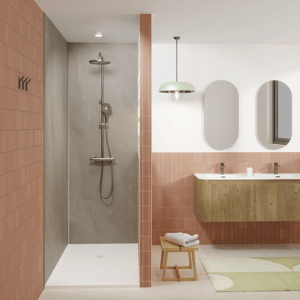 Luca Varess Groovy douchewandbekleding (2 panelen)