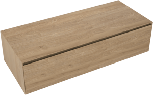 Balmani Mitra Elements zwevende wastafelonderkast 120 x 50 cm natuur eik 1 lade