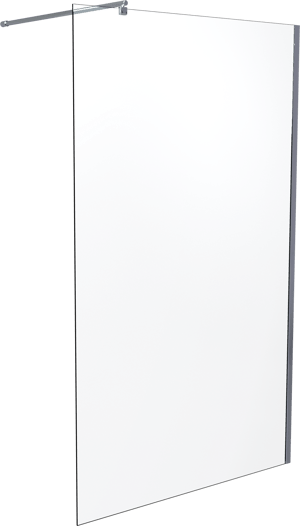 SanyOne inloopdouche 120 x 195 cm helder glas glanzend chroom profiel