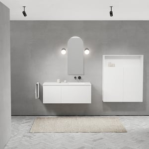 Balmani Fila by Mitra Badmöbel Set mit Tablo Arcato Waschtisch