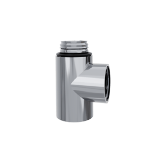 Santeg T-stuk voor centrale verwarming Dual Fuel G1/2" chroom