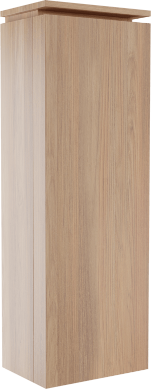 Balmani Eclips zwevende kolomkast rechts Teakhout 44 x 32 x 130 cm