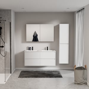 Storke Seda Badmöbel Set mit Mata Waschtisch